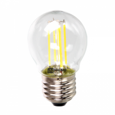 Лампа светодиодная LED-ШАР-deco 5Вт 230В Е27 3000К 450Лм прозрачная IN HOME