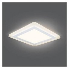 Gauss Backligh BL120 Светильник квадрат  3+3W 350lm 3000K 180-265V IP20  3 реж  LED