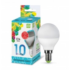 ASD LED-ШАР Лампа 10Вт Е14 4000К  900Лм