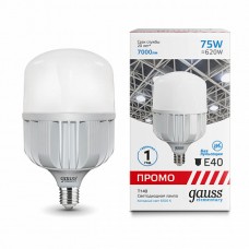 Gauss Elementary 60438 Лампа T140 75W 7000lm 6500K E40 Promo LED